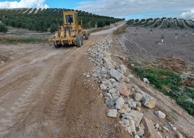 Redacción de proyecto y dirección de obra de caminos agrícolas en la provincia de Jaén